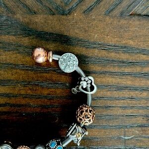 Genuine Pandora Tree of Hearts Charm 792106EN23 two tone